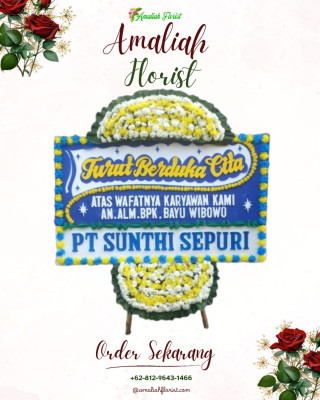 Papan Bunga Duka di Cibubuan
