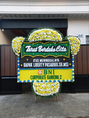 Papan Bunga Duka di Cibubuan