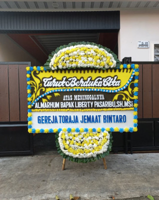 Papan Bunga Duka di Cibubuan